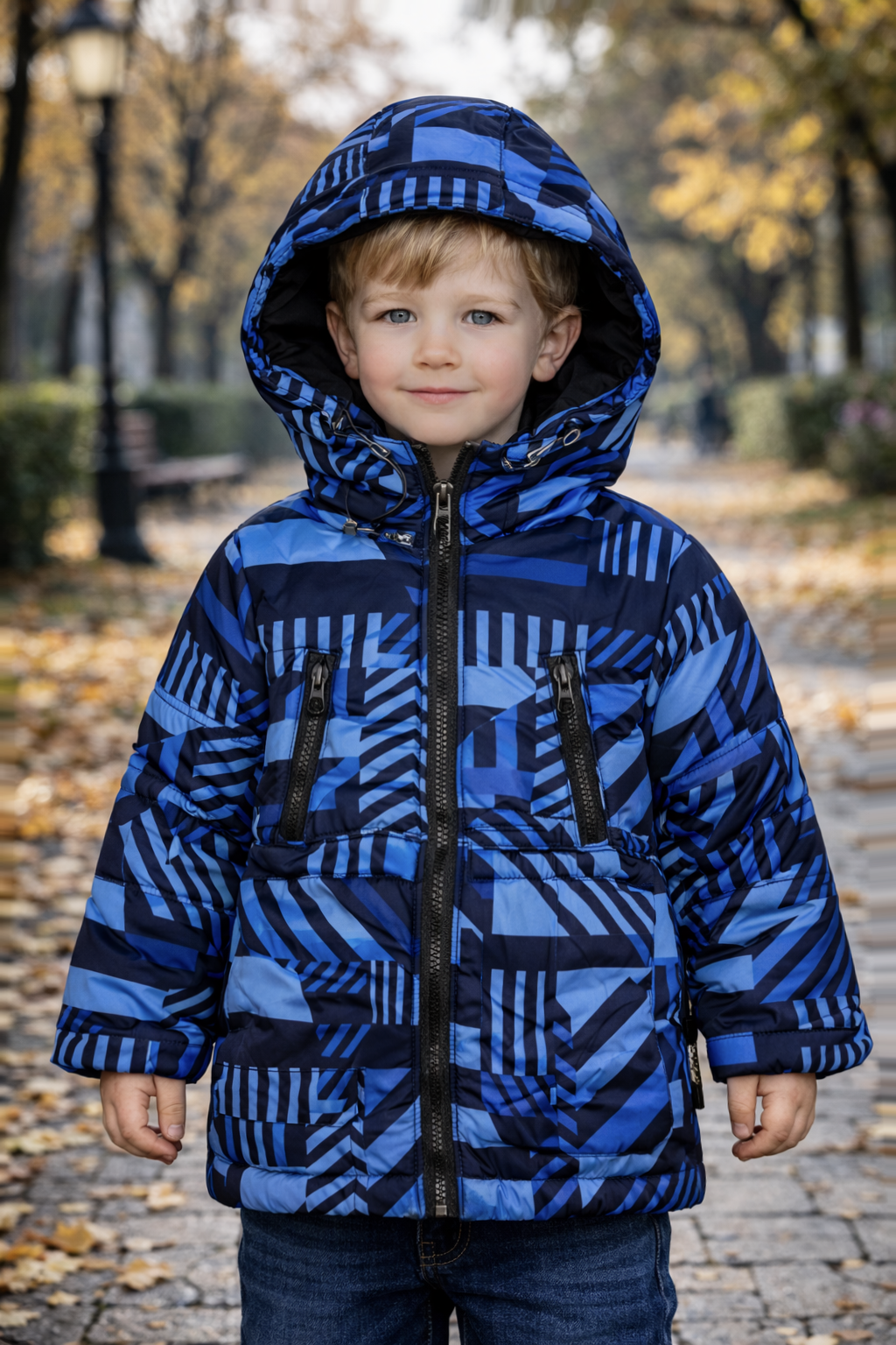 Куртка для мальчика синий Garden Baby Смуги
