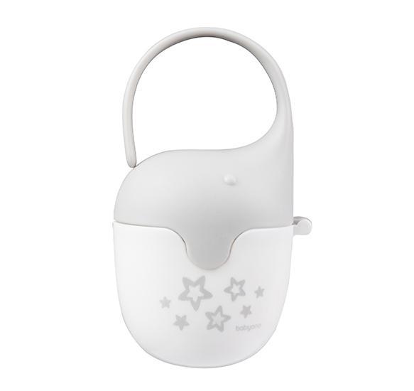 Футляр для пустышки Слоник Унисекс серый BabyOno 529/01
