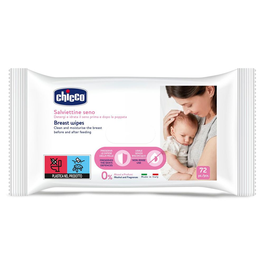 Салфетки для гигиены груди, 72 штуки Унисекс Chicco 09166.00