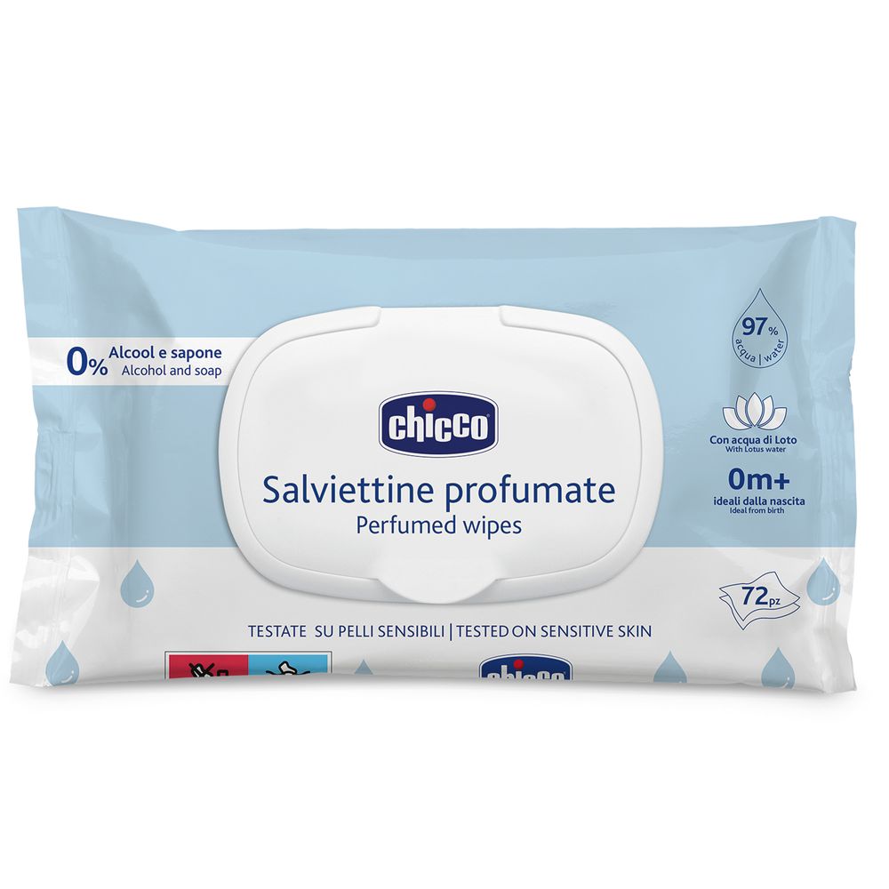 Салфетки очищающие 72 штуки Унисекс Chicco 12050.00