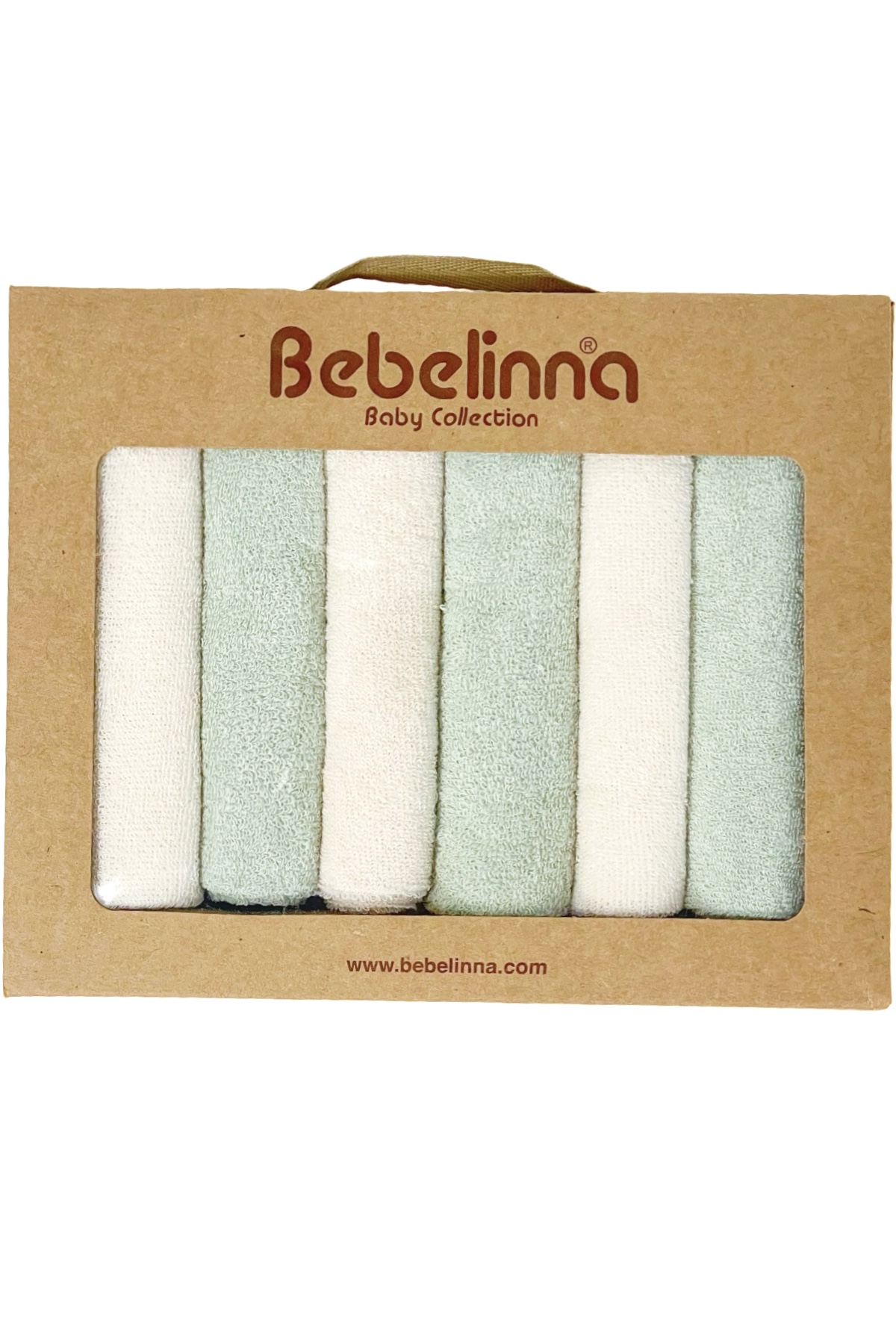 Носовой платочек Унисекс цветной Bebelinna 4887/мятн