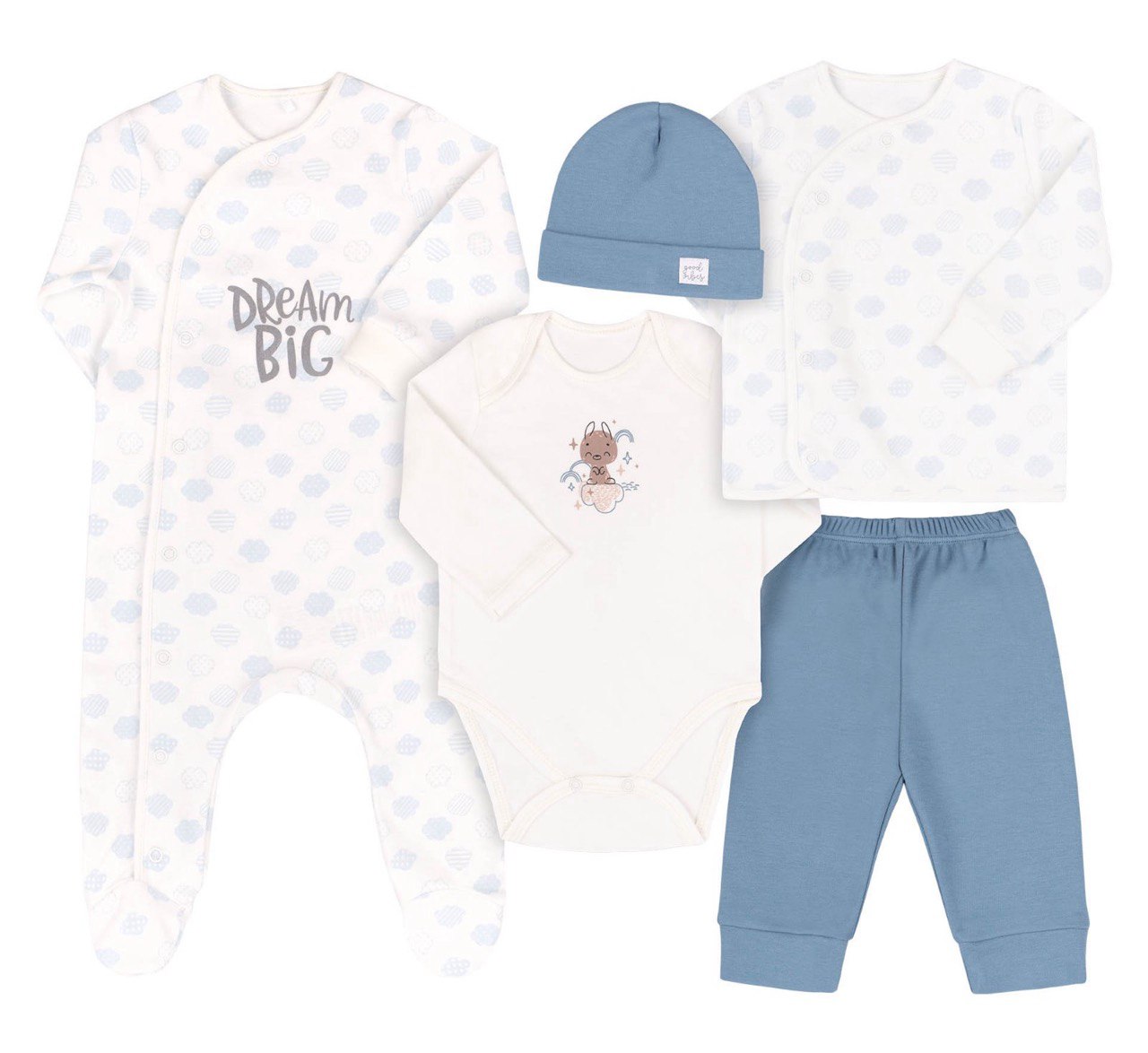 Комплект для хлопчика блакитний Bembi кп250/401